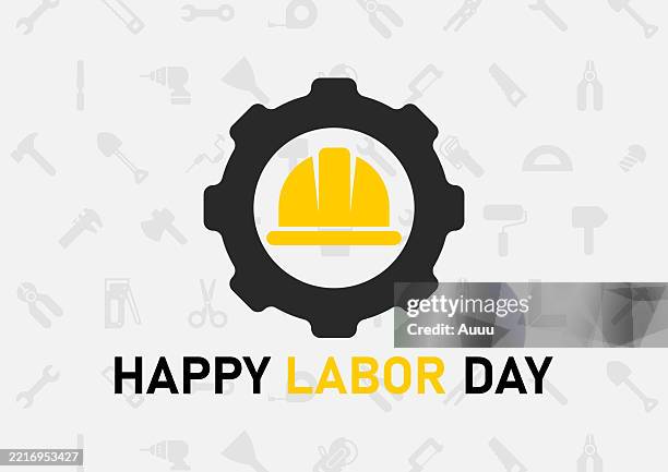 illustrazioni stock, clip art, cartoni animati e icone di tendenza di concetto di festa del lavoro - festa dei lavoratori festività pubblica internazionale