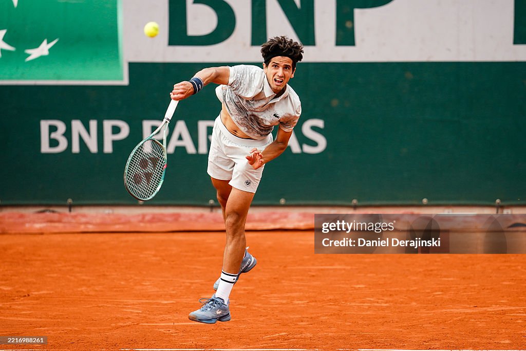 Hugues Roland Pierre Hugues HERBERT of France during Roland Garros 2025 day 5 at ...