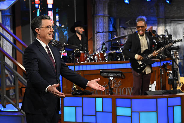 The Late Show with Stephen Colbert during Tuesday's March 4, 2025 show.