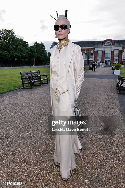 Daphne Guinness attends the unveiling of VOYAGES by NEST New York, a new collection of transportive exquisite fragrances, at The Orangery, Kensington...