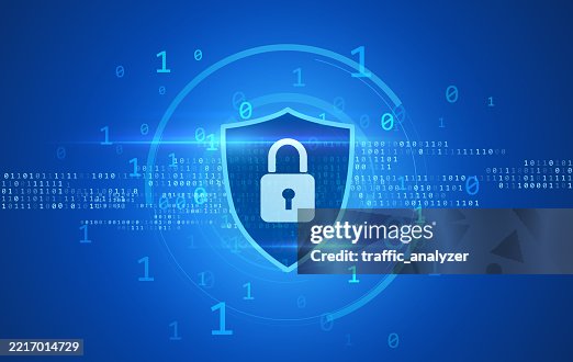Abstract technical security background Abstract technical security background