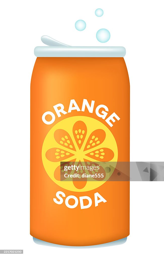 Carino lattina 3D di soda