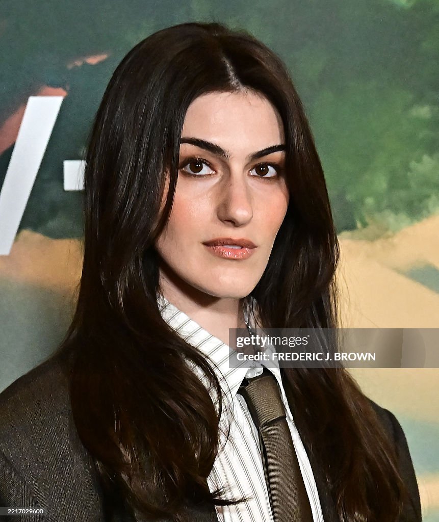US actress Lilli Kay attends the red carpet world premiere of the ...