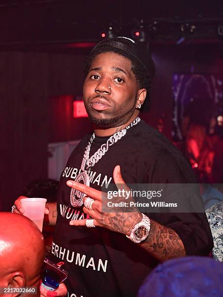 Lucci Rapper Pink Rapper YFN Lucci attends Opium Saturdays at Opium on May 24, 2025 in ...