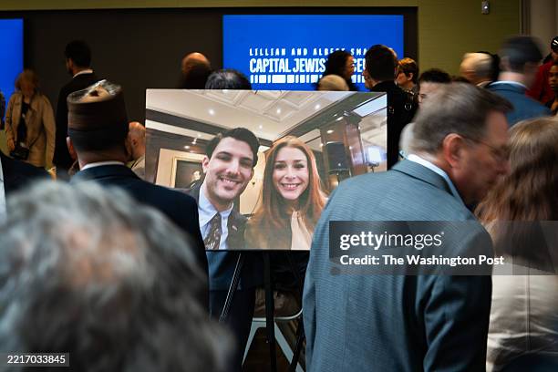Scenes at the reopening of the Capital Jewish Museum on May 29, 2025 one week after the murder of Yaron Lischinsky and Sarah Lynn Milgrim in...