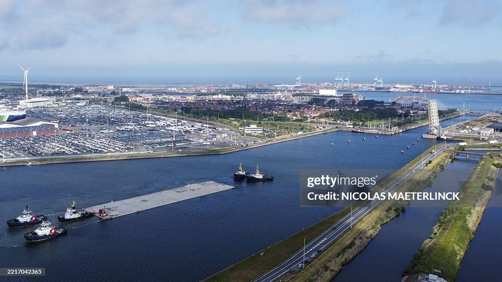 BELGIUM-CONSTRUCTION-TRANSPORT