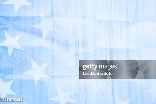 Empty blank plain light sky blue colored grainy textured paper horizontal vector backgrounds like messy painted whitewashed concrete or cement wall with subtle faded weathered fading stars pattern at left edge border and flowing dirty paint stains Empty blank plain light sky blue colored grainy textured paper horizontal vector backgrounds like messy painted whitewashed concrete or cement wall with subtle faded weathered fading stars pattern at left edge border and flowing dirty paint stains