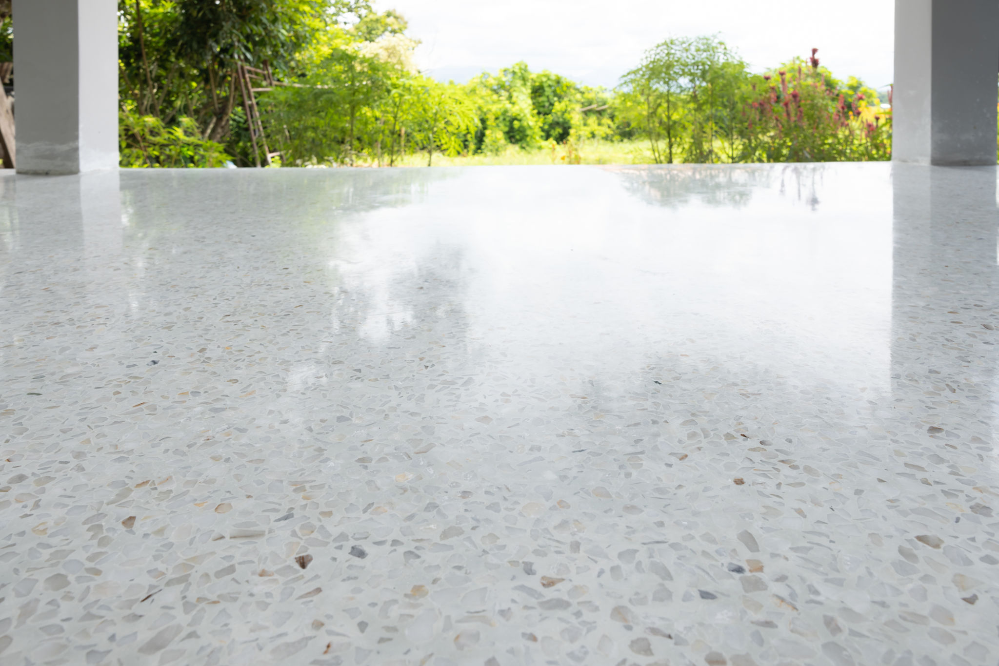 clean polished floor