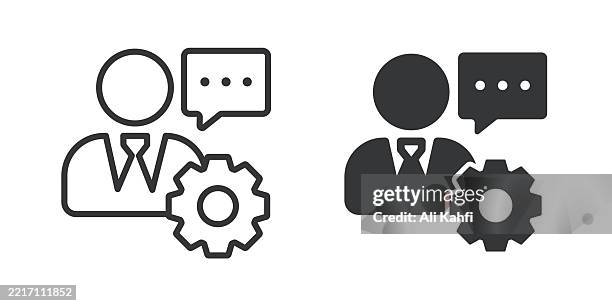 expertise thin line and glyph solid icon. editable stroke and perfect pixel isolated on transparent background - adaptable stock illustrations