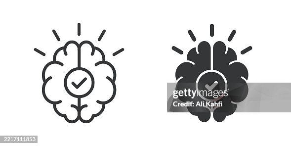 Knowledge thin line and glyph solid icon. Editable stroke and perfect pixel isolated on transparent background Knowledge thin line and glyph solid icon. Editable stroke and perfect pixel isolated on transparent background