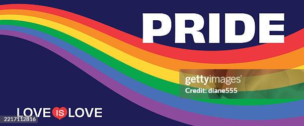 pride month banner - pride month background stock illustrations