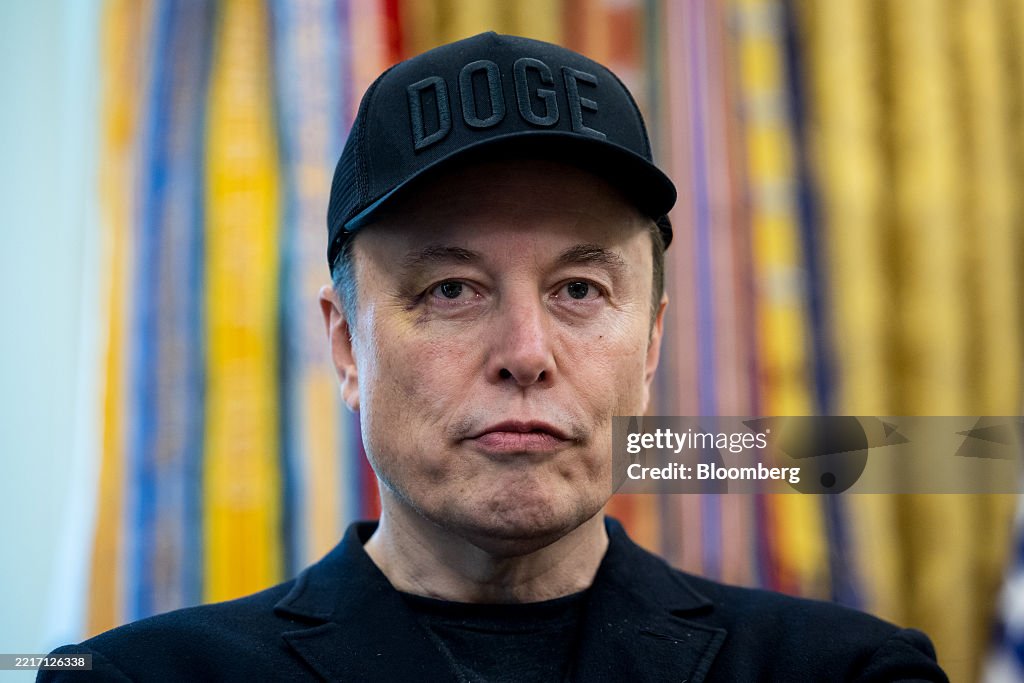 President Trump Holds Press Conference With Musk As He Departs DOGE
