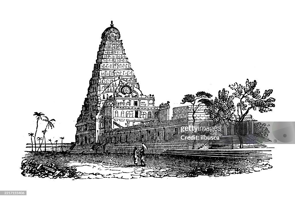 Architecture, Indian: Pagoda, Tanjore