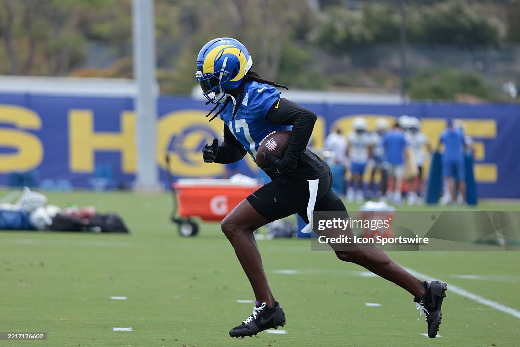 La Rams Wr Los Angeles Rams wide receiver Adams, Davante runs during the Los ...