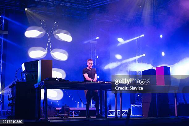 Dj Stage Performance 23,825 Dj Concert Stage Stock Photos, High-Res Pictures, and Images ...