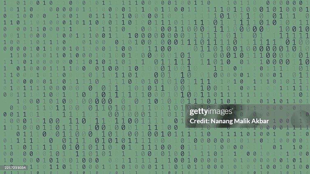 Binary Code Pattern Background High-Res Vector Graphic - Getty Images