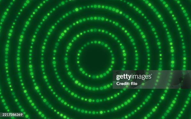 green dot circle glow background - drain stock illustrations