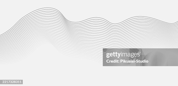 Abstract Modern Wave Line Pattern. Smooth gray wave line vector. Abstract Modern Wave Line Pattern. Smooth gray wave line vector.