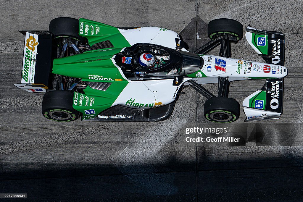 Graham Prior Graham Rahal, Rahal Letterman Lanigan Racing Honda prior to the NTT ...