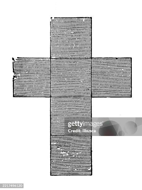 vintage geometry and maths figures and diagrams - mathematical function stock illustrations