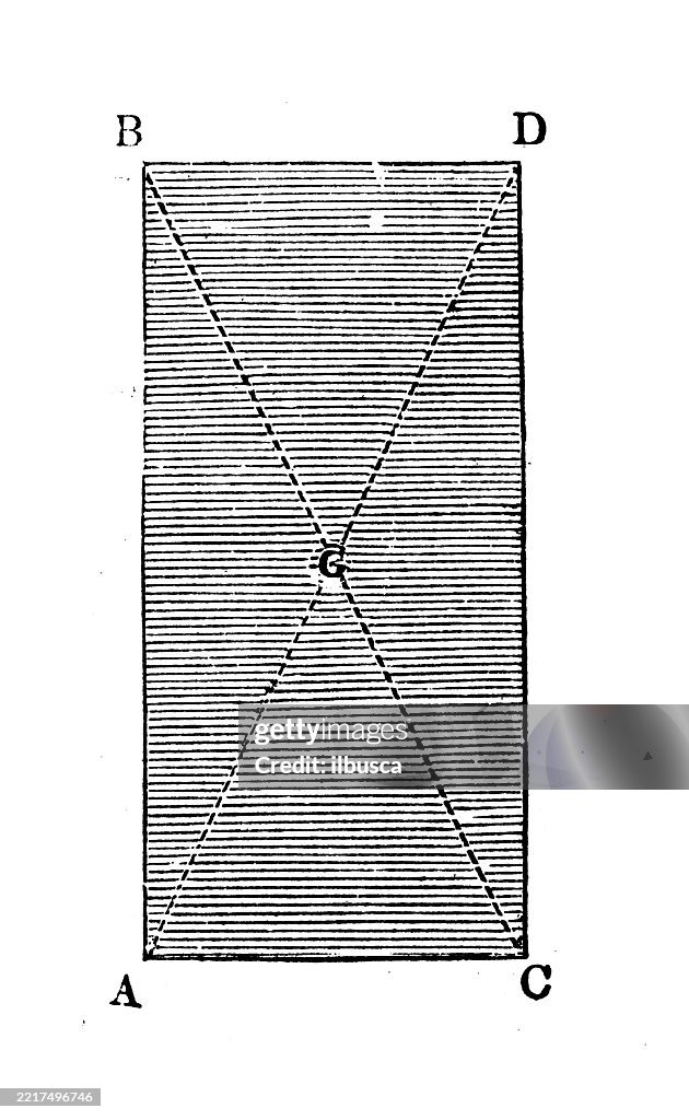 Vintage Geometry And Maths Figures And Diagrams High-Res Vector Graphic ...
