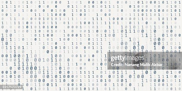 binary code pattern background - zero chance stock illustrations