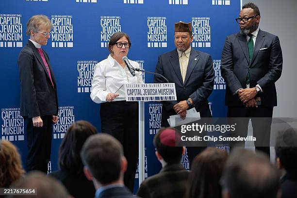 Episcopal Diocese of Washington Bishop Mariann Budde, Adas Israel Congregation Senior Rabbi Lauren Holtzblatt, Masjid Muhammad President and Imam...