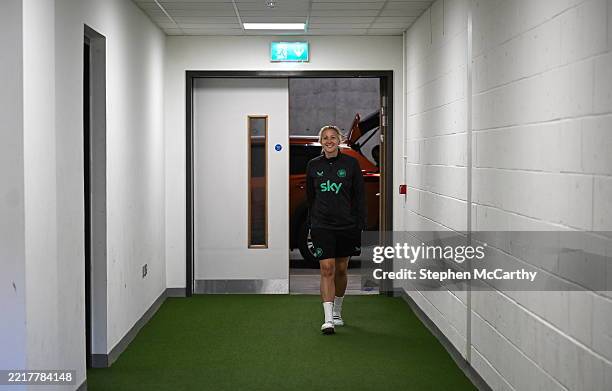 Cork , Ireland - 2 June 2025; Head coach Carla Ward arrives for a Republic of Ireland women's training session at Páirc Uí Chaoimh in Cork.