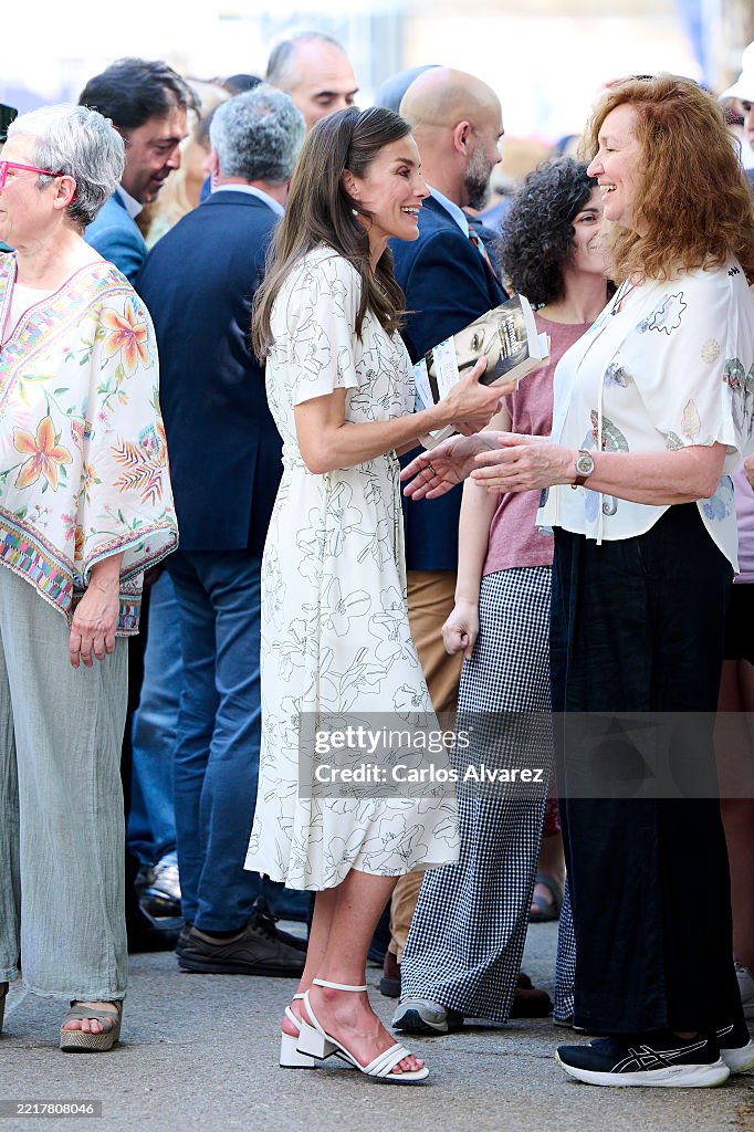 Queen Letizia Of Spain Attends The Opening of Madrid Book Fair 2025