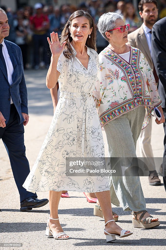 Queen Letizia Of Spain Attends The Opening of Madrid Book Fair 2025