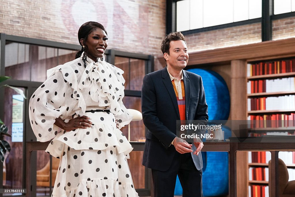 Fallon Reedy Bozoma Saint John, Jimmy Fallon -- News Photo - Getty Images