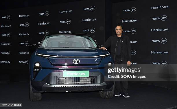 Shailesh Chandra, Managing Director, Tata Passenger Vehicles Limited and Tata Passenger Electric Mobility Limited poses for a photo during the launch...