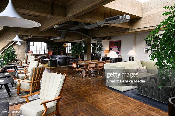 Atmosphere at the SXSW London x Golden Globes x Soho House Panel & Cocktail Party at Shoreditch on June 03, 2025 in London, England.