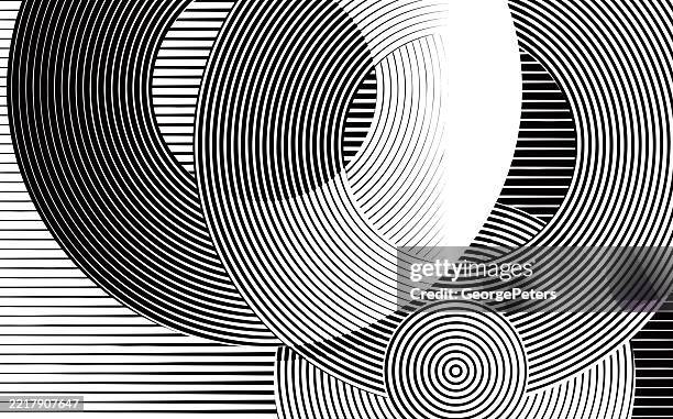 concentric circles abstract background - hypnosis stock illustrations