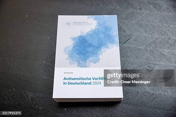 The 2024 annual report made by the Federal Association of Departments for Research and Information on Antisemitism e.V. Which reports on collection...