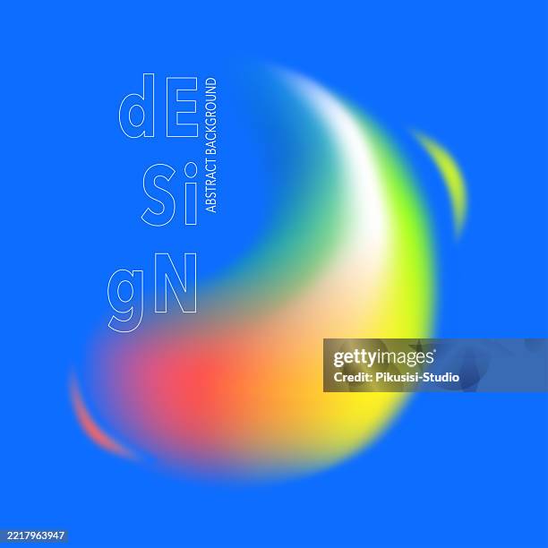 illustrations, cliparts, dessins animés et icônes de conception créative abstraite de dégradé fluide sur fond bleu audacieux - musique electro