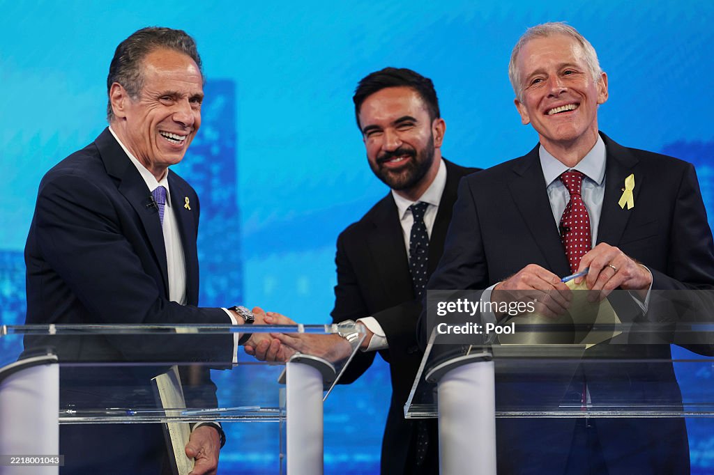 Candidates Participate In The New York City Democratic Mayoral Primary Debate