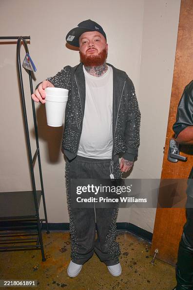 Vellz Rapper Rapper Belly Gang Kushington backstage during Belly Gang Kushington ...