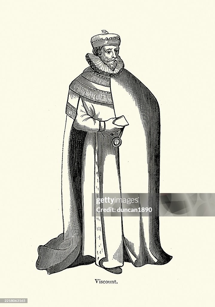 Upper Class Robe History Of Fashion Upper Class English 17th Century Robes Of A Viscount ...