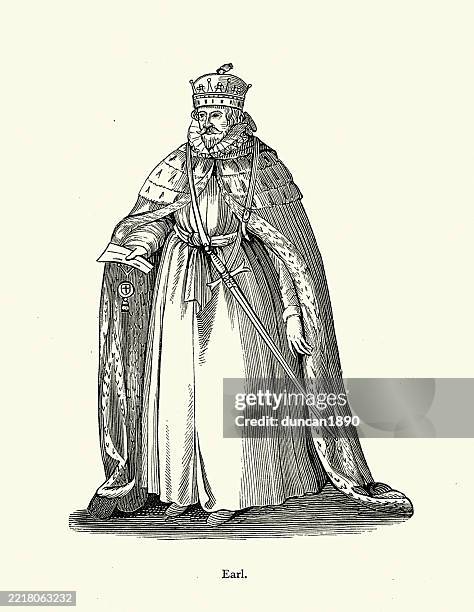 Upper Class Robe History Of Fashion Upper Class English 17th Century Robes Of A Earl ...