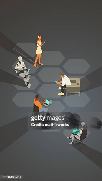 vibe coding - software development person stock illustrations
