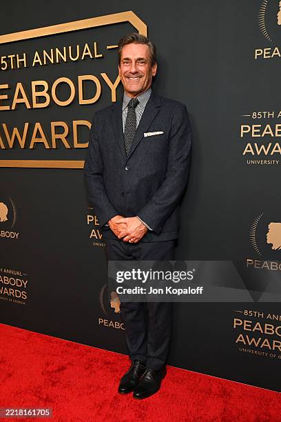 Jon Hamm attends The 85th Annual Peabody Awards at Beverly Wilshire, A Four Seasons Hotel on June 01, 2025 in Beverly Hills, California.