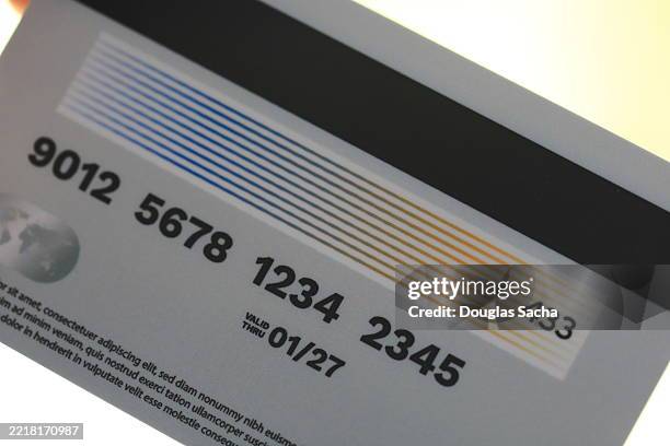 Devit Card Example Back 151 Debit Card Back Stock Photos, High-Res Pictures, and Images - Getty ...