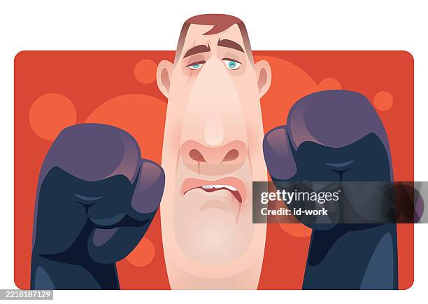 Man Defrending 187 Self Defence Cartoon Stock Photos, High-Res Pictures, and Images ...
