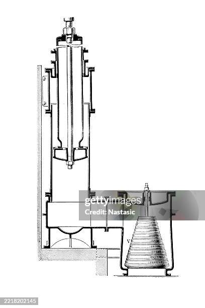 differential pump (hamburg - rothenburgsort) - water well pump stock illustrations
