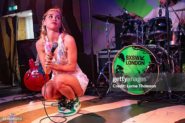 Ava Joe performs at Juju’s Bar & Stage during SXSW London 2025 on June 02, 2025 in London, England.
