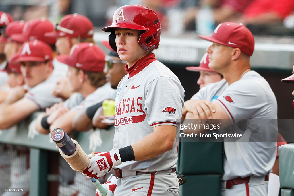 NCAA BASEBALL: MAY 31 Division I Regional - Creighton vs Arkansas