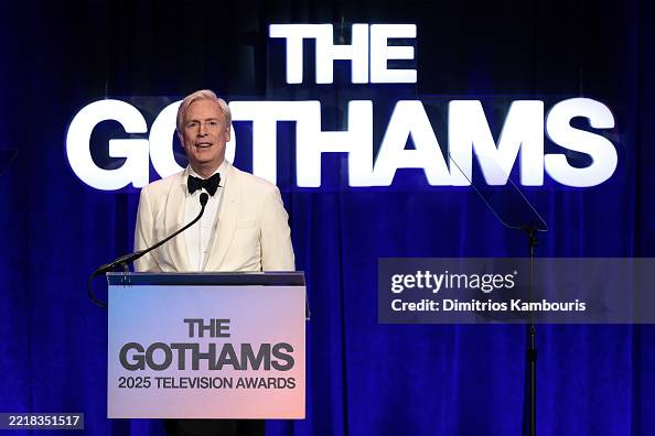 Jeffrey Sharp Jeffrey Sharp speaks onstage during The Gotham TV Awards at Cipriani ...
