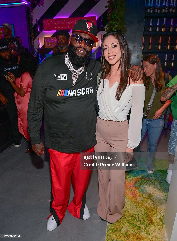 Rick Rrross Rick Ross and Guest attend Rick Ross Media Mixer at Belaire... News ...