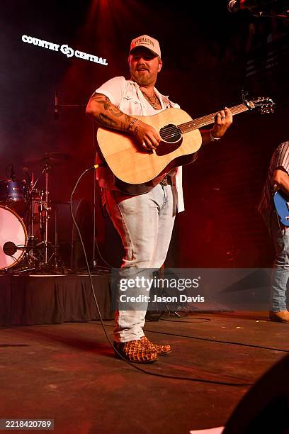 Ernest performs on stage during Whiskey Jam Country Central Takeover at Skydeck at Assembly Food Hall on June 02, 2025 in Nashville, Tennessee.